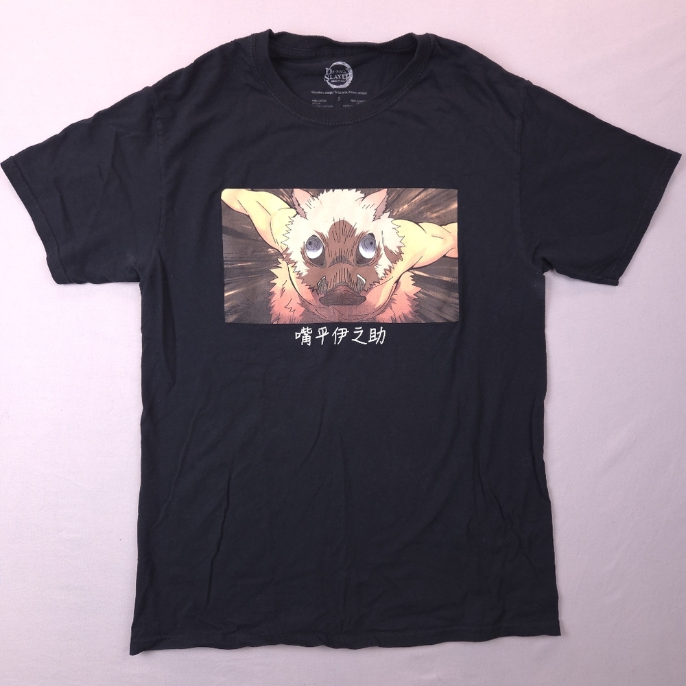 Demon Slayer Inosuke Hashibira Kimetsu‎ no Yaiba Anime Manga T-Shirt Mens S